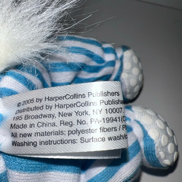 Goodnight Moon Bunny Rabbit Plush Soft Stuffed Animal Harper Collins 7" 2005 - Picture 5 of 6